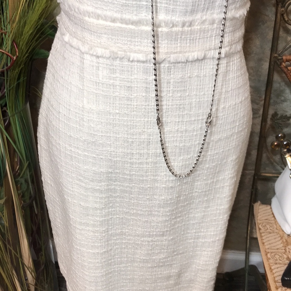 J.Crew 🌹  stunning creamy white tweed dress - Picture 10 of 16